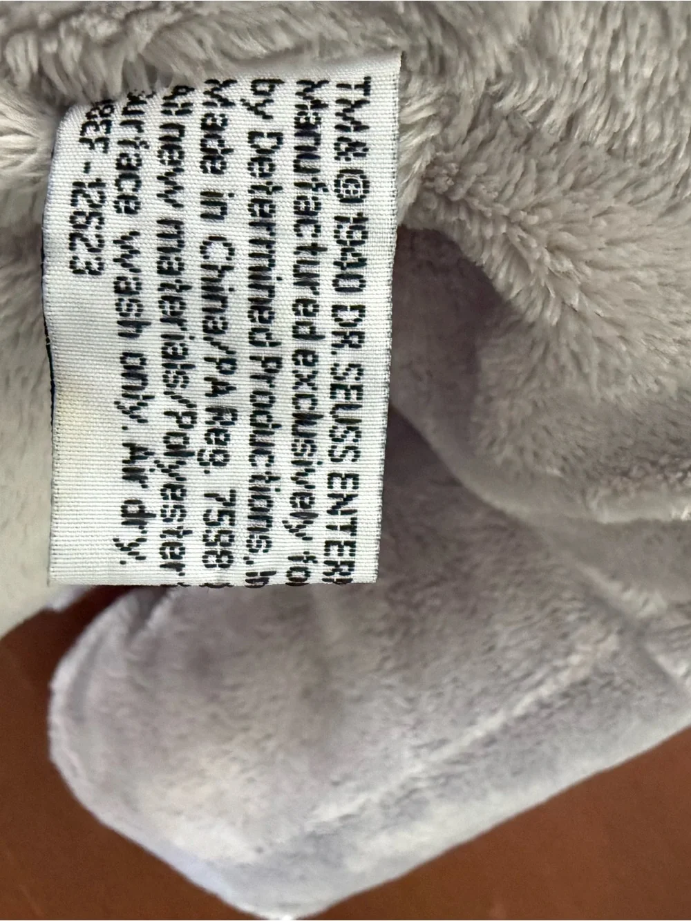 Dr Seuss Horton Hears a Who Elephant Plush Macy's 2008 Stuffed Animal 14”
